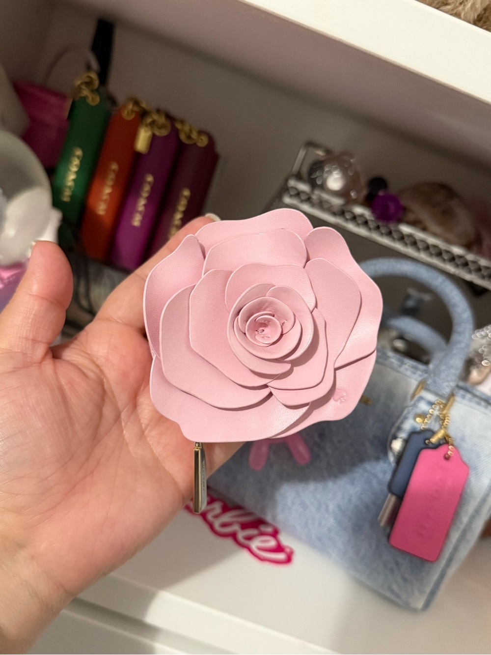 kate spade Pink Floral Key & Card Holder